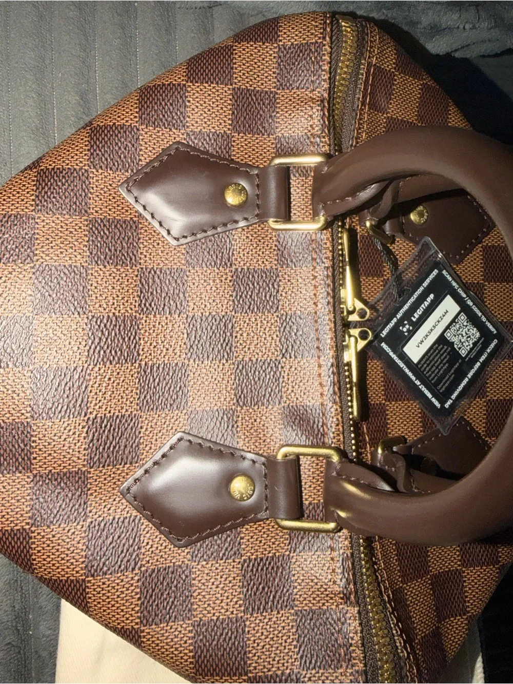 LOUIS VUITTON DAMIER EBÈNE SPEEDY BANDOULIÈRE 25 bag